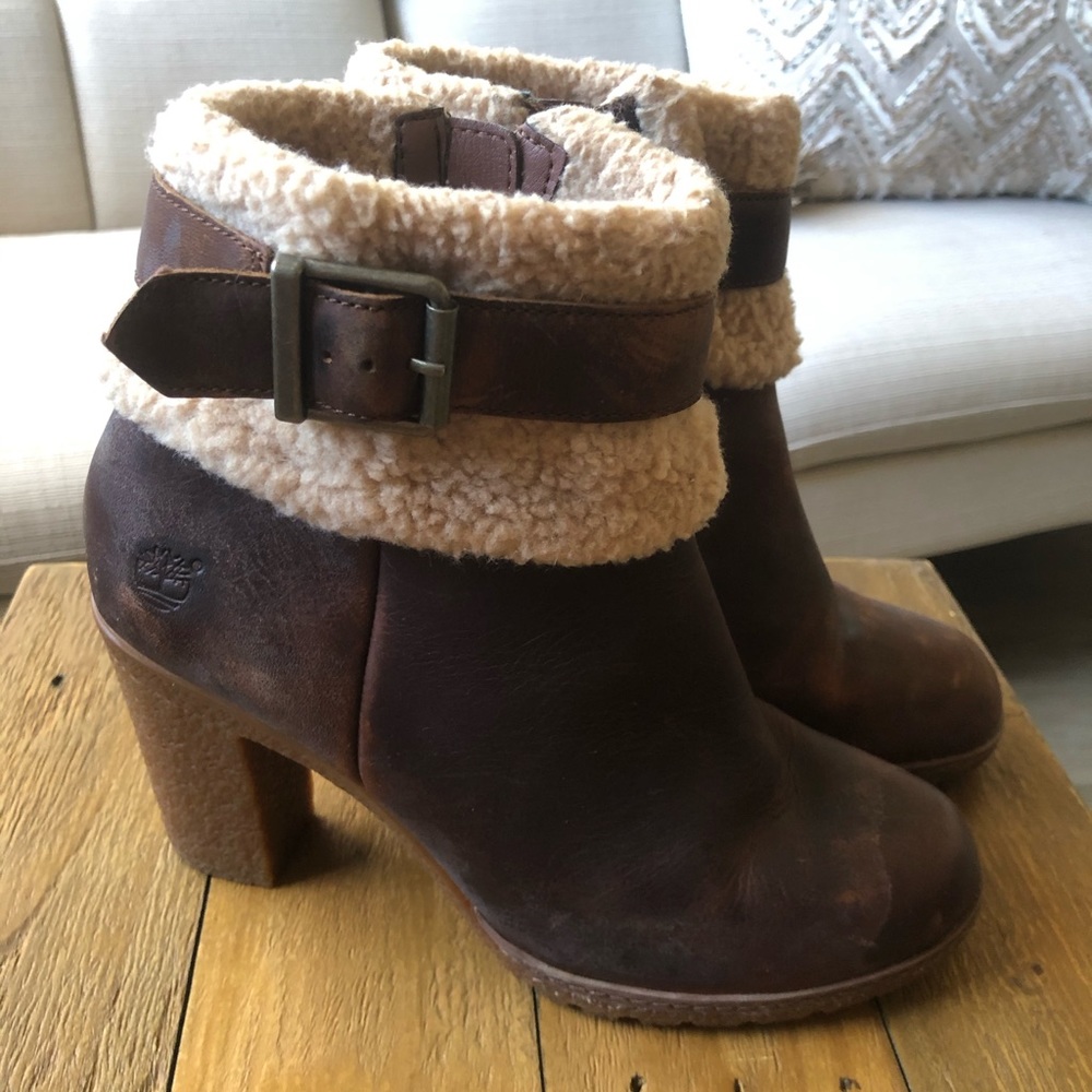 Timberland heeled boots
